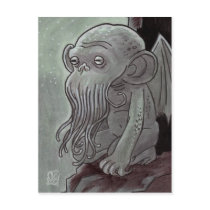 Cthulhu Monkey Postcards by ApeLad Cthulhu Monkey Postcards