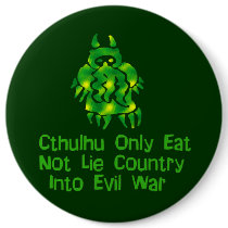 Cthulhu Only Eats buttons by orsobear Cthulhu Only Eats buttons