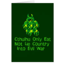 Cthulhu Only Eats cards by orsobear Cthulhu Only Eats cards