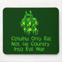 Cthulhu Only Eats mousepads by orsobear Cthulhu Only Eats mousepads