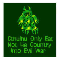 Cthulhu Only Eats posters by orsobear Cthulhu Only Eats posters