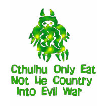 Cthulhu Only Eats t-shirts by orsobear Cthulhu Only Eats t-shirts