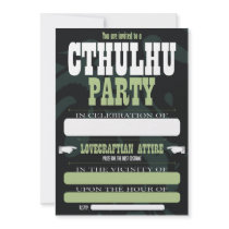 Cthulhu Party Invitations
