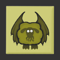 Cthulhu Sheep Magnet
