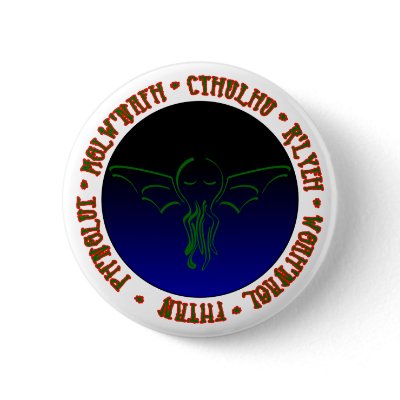 Cthulhu Sleeps - Round Button by seonaidh