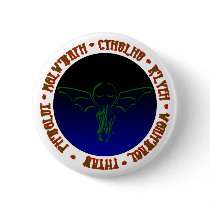 Cthulhu Sleeps - Round Button