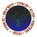 Cthulhu Sleeps - Round Sticker
