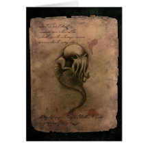 Cthulhu Spawn Greeting Card