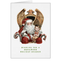 Cthulhu Squamous Holiday Greeting Card