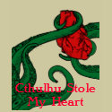 Cthulhu Stole My Heart Ladies T Shirt - Red Text