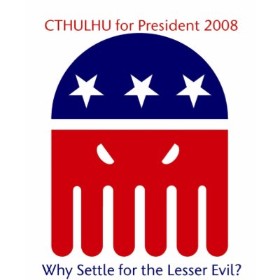 Cthulu for President T-shirt by Jessical2005
