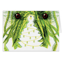Cthulu 'Overtime' Card cards
