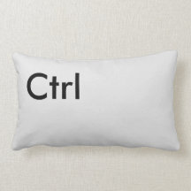 Ctrl button pillow