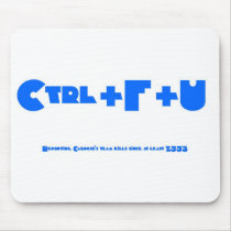 Ctrl+F+U White mousepads by poisonberry17 Ctrl+F+U White mousepads