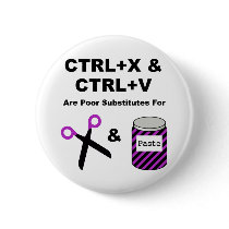 CTRL+X & CTRL+V vs. Scissors & Paste Button