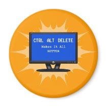 CTRLALTDELETE magnets by AverageJoeCitizen CTRLALTDELETE magnets