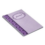 Cuaderno adaptable del estilo clásico - púrpura
