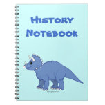 Cuaderno del Triceratops de la historia