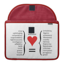 ¿Cuál estamos sin amor? Fundas Para Macbooks