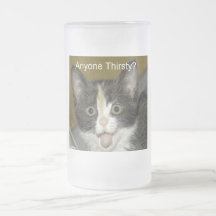 ¿Cualquier persona sediento? Taza