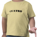 CUATRO Multiples tee for twins, tr... t-shirts by twinacious CUATRO Multiples tee for twins, tr... t-shirts