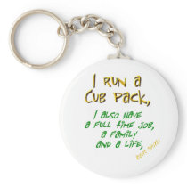 cub leader green key chain