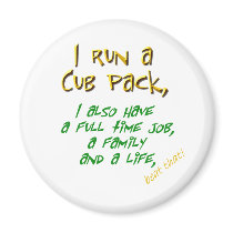 cub leader green refrigerator magnets