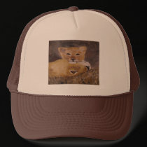 "Cub & Mama Lion" Hat hats