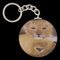 "Cub & Mama Lion" Keychain II keychains