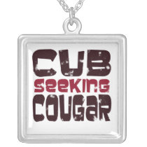 Cub Seeking Cougar Pendant necklaces
