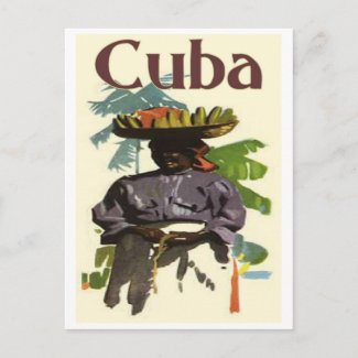 Cuba and Creole Woman postcard