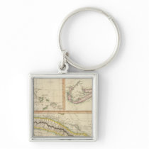 Cuba, Bahama I, Bermudas Key Chain