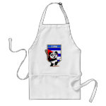 This cute little panda is ready to play for the Cuban team! Panda holds a bat and is about to swing at the ball. Great for fans of the Cuba baseball team or Cuban baseball players.