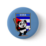 This cute little panda is ready to play for the Cuban team! Panda holds a bat and is about to swing at the ball. Great for fans of the Cuba baseball team or Cuban baseball players.