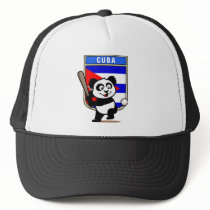 Cuba Baseball Panda hats by cuteunion Cuba Baseball Panda hats