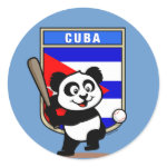 This cute little panda is ready to play for the Cuban team! Panda holds a bat and is about to swing at the ball. Great for fans of the Cuba baseball team or Cuban baseball players.