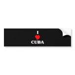CUBA BUMPER STICKER