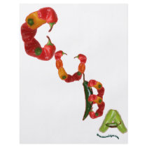 Cuba Chili Peppers flyers by chili_state Cuba Chili Peppers flyers