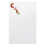 Cuba Chili Peppers Personalized Stationery
