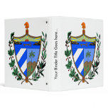 Cuba Coat of Arms detail binders