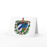 Cuba Coat of Arms Greeting Card