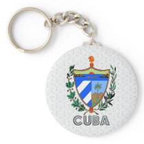 Cuba Coat of Arms Keychain