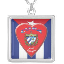 Cuba en el Corazón Necklace