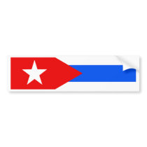 Cuba Flag bumper stickers by coolcountry Cuba Flag bumper stickers