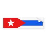 Cuba Flag Bumper Sticker