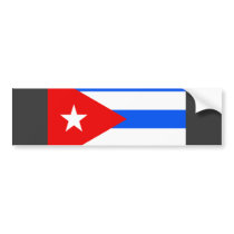 Cuba Flag bumper stickers by coolcountry Cuba Flag bumper stickers