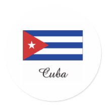 Cuba Flag Design stickers by flagshirt Cuba Flag Design stickers