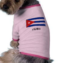 Cuba Flag pet clothing by flagshirt Cuba Flag pet clothing