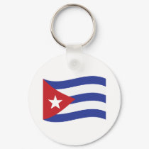 cuba flag illustration keychains