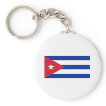 Cuba flag key chain
